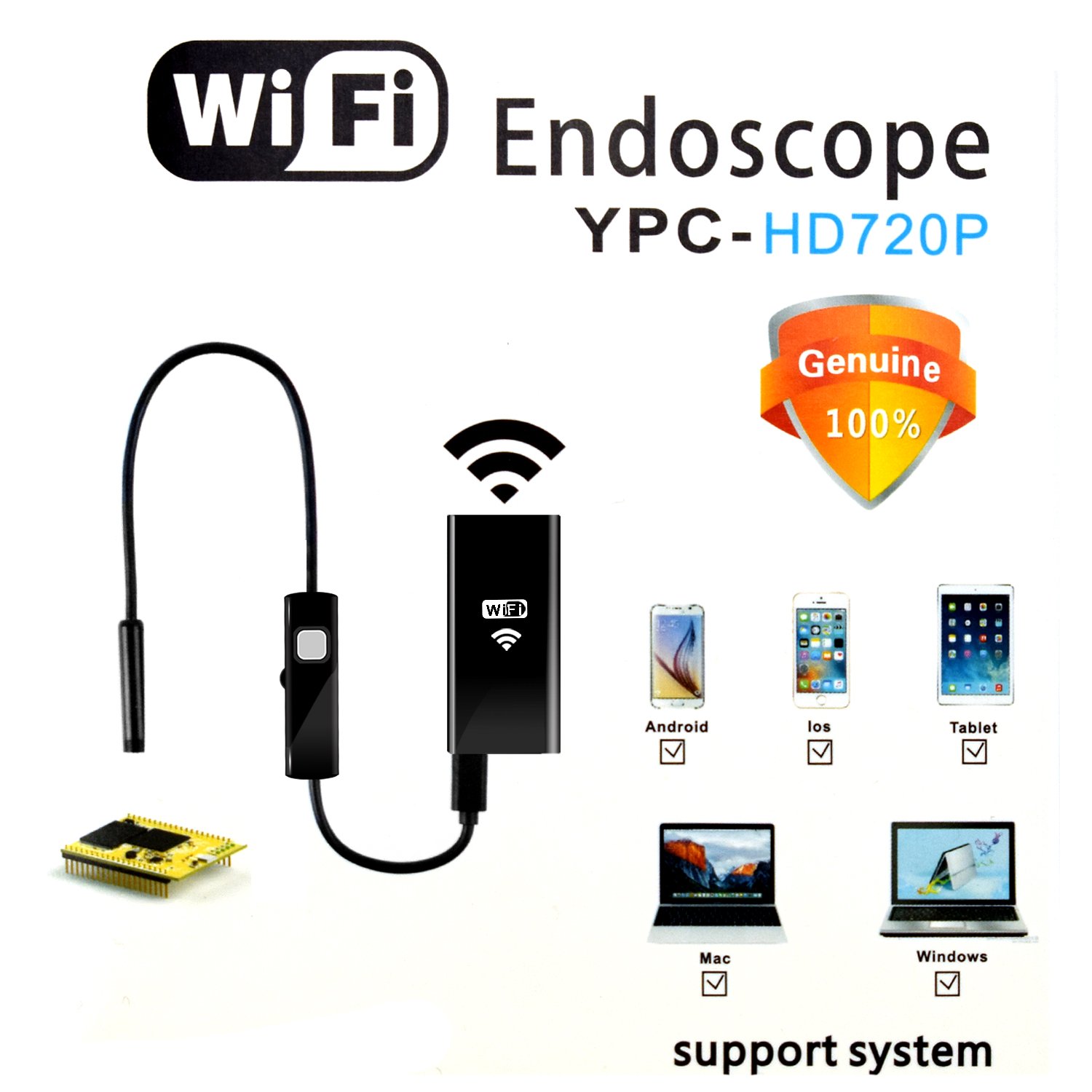 Endoscope hd720p wifi password